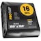 Protarp Heavy Duty Tarp, 100 ft x 100 ft, 16 Mil, Black, Polyethylene PT-106-100X100 - alternate 1